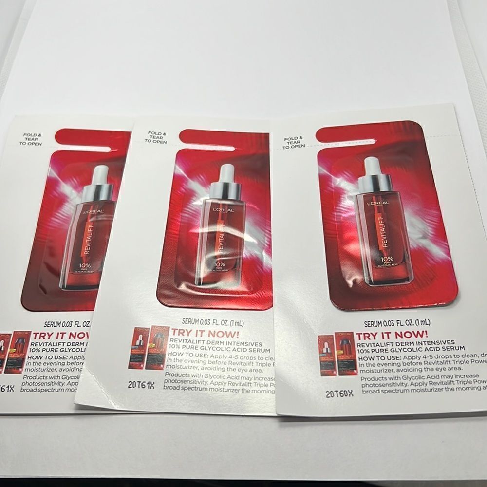 L’Oreal Paris revitalift serum 0.03fl (3pcs)